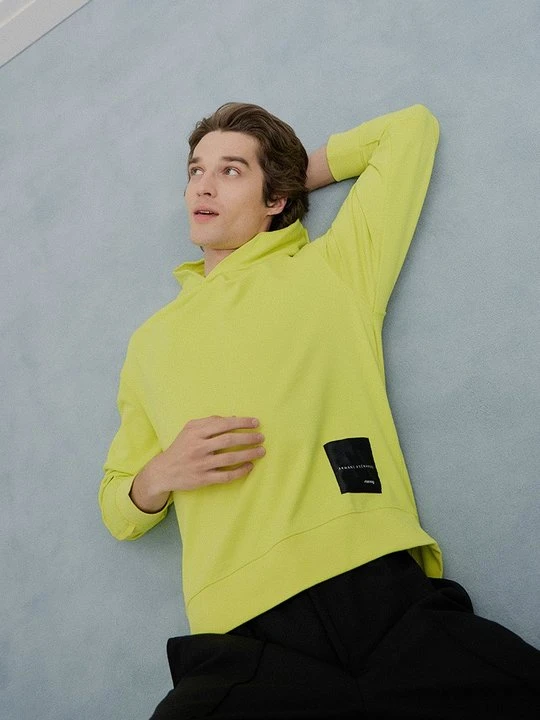 Zdjęcie produktu Bluza z kapturem Armani Exchange żółty
