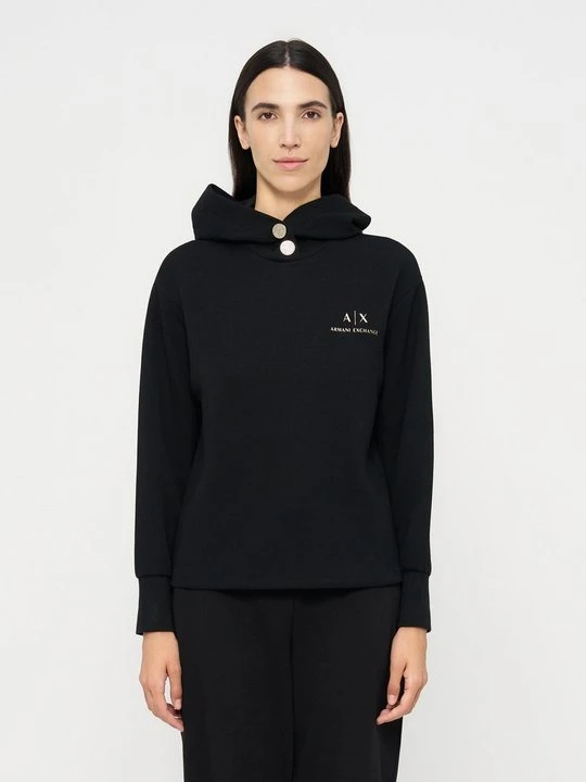 Zdjęcie produktu Bluza z kapturem Armani Exchange czarny melanż