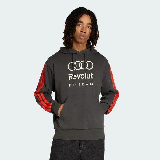 Zdjęcie produktu BLUZA Z KAPTUREM AUDI REVOLUT F1 TEAM DNA FRENCH TERRY Adidas Utility Black