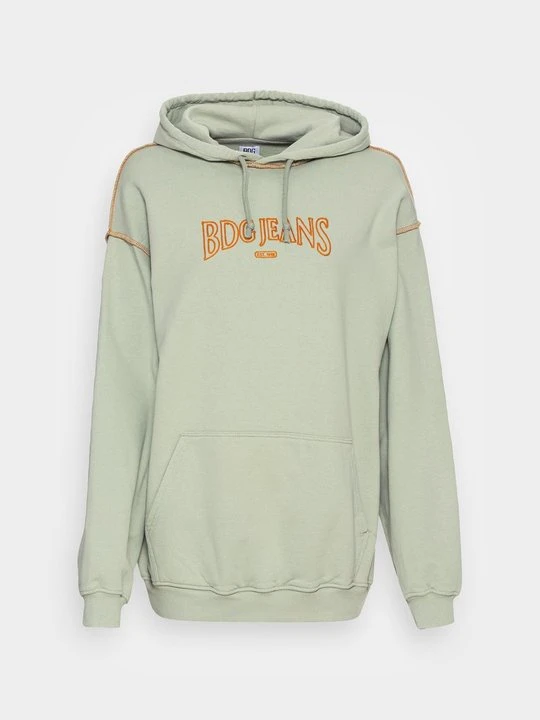 Zdjęcie produktu Bluza z kapturem BDG Urban Outfitters jasnozielony melanż