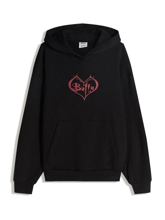 Zdjęcie produktu Bluza z kapturem Bershka czarny