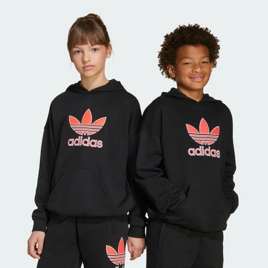 Zdjęcie produktu Bluza z kapturem Big Logo Oversized Kids Adidas czarny