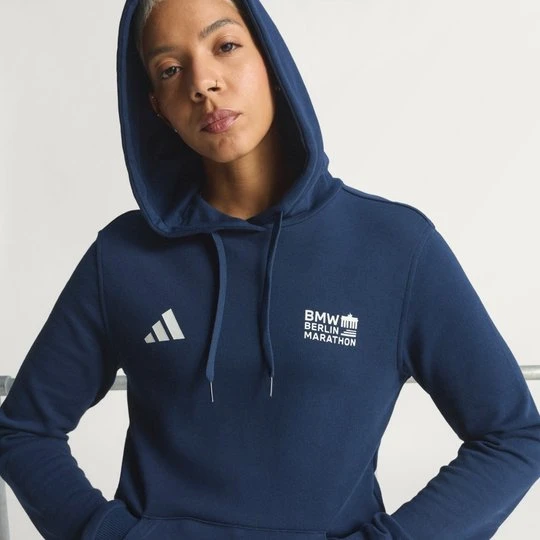 Zdjęcie produktu Bluza z kapturem BMW Berlin-Marathon 2025 City Adidas Collegiate Navy
