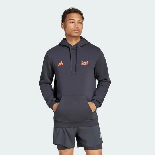 Zdjęcie produktu BLUZA Z KAPTUREM BMW BERLIN Marathon 2026 Adidas Night Grey