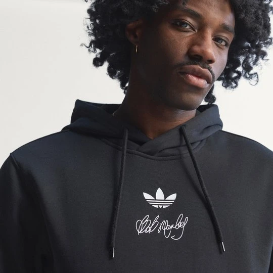 Zdjęcie produktu Bluza z kapturem Bob Marley Originals Adidas czarny