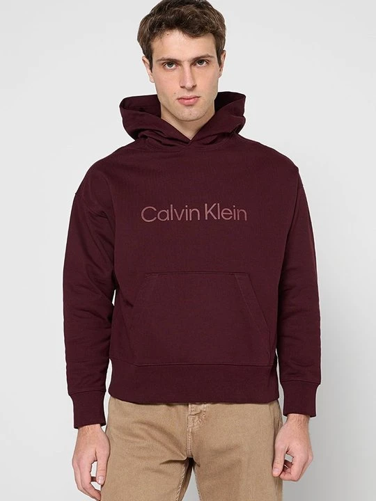 Zdjęcie produktu Bluza z kapturem Calvin Klein brązowy