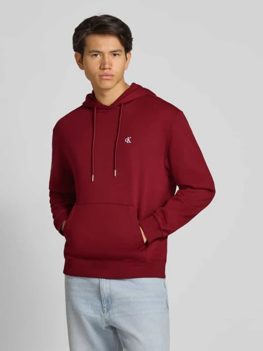 Zdjęcie produktu Bluza z kapturem Calvin Klein Jeans Bordowy