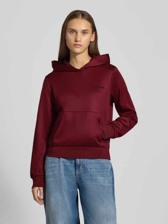 Zdjęcie produktu Bluza z kapturem Calvin Klein Jeans Bordowy