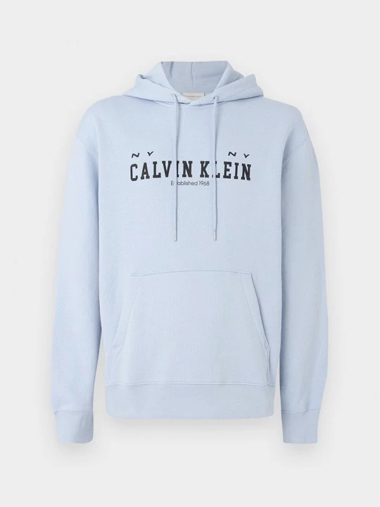 Zdjęcie produktu Bluza z kapturem Calvin Klein Jeans jasnoniebieski