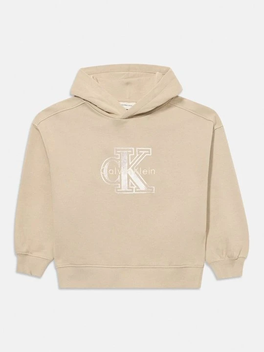 Zdjęcie produktu Bluza z kapturem Calvin Klein Jeans beżowy