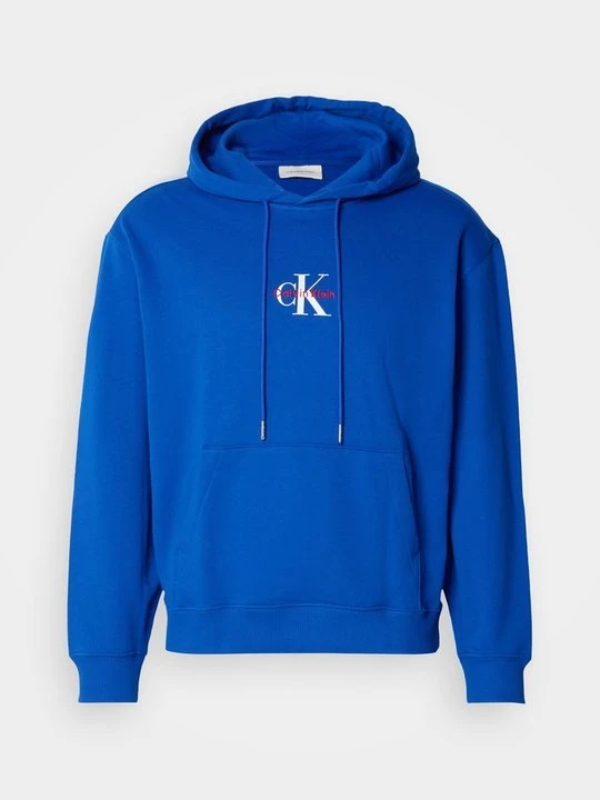 Zdjęcie produktu Bluza z kapturem Calvin Klein Jeans błękit królewski