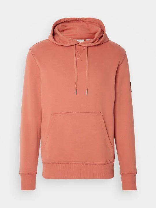 Zdjęcie produktu Bluza z kapturem Calvin Klein Jeans ciemnopomarańczowy