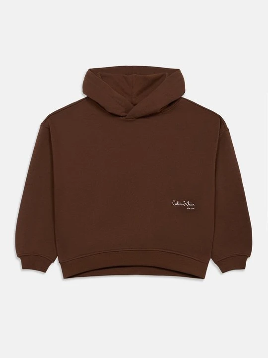 Zdjęcie produktu Bluza z kapturem Calvin Klein Jeans brązowy