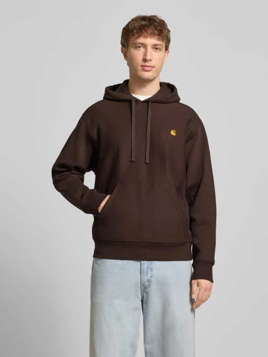 Zdjęcie produktu Bluza z kapturem z kapturem Carhartt WIP Ciemnoczerwony