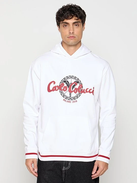 Zdjęcie produktu Bluza z kapturem Carlo Colucci biały