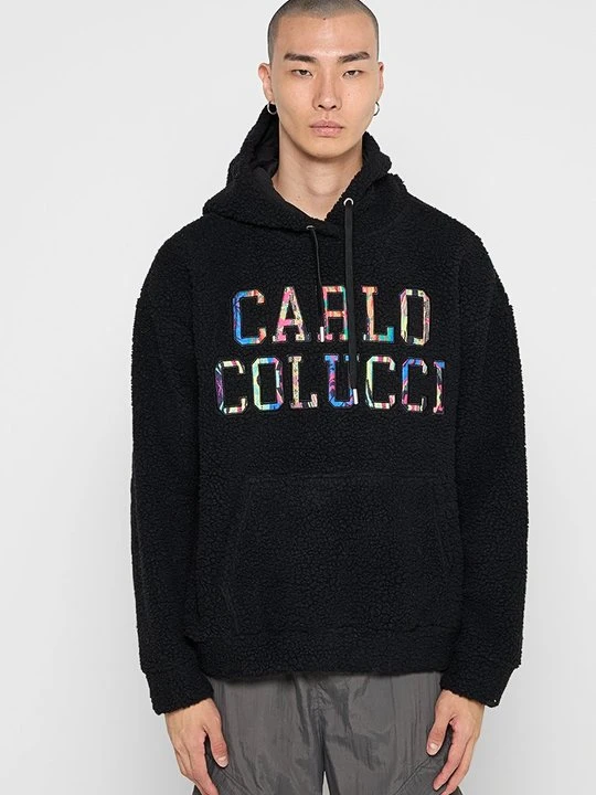 Zdjęcie produktu Bluza z kapturem Carlo Colucci czarny