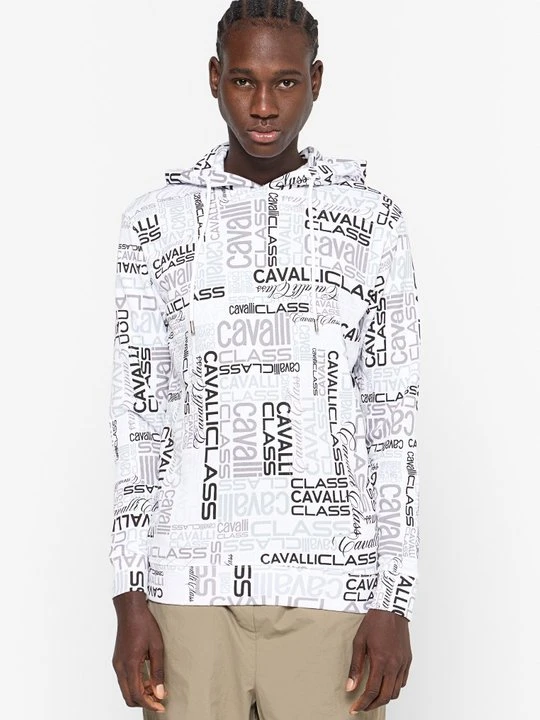 Zdjęcie produktu Bluza z kapturem Cavalli Class biały