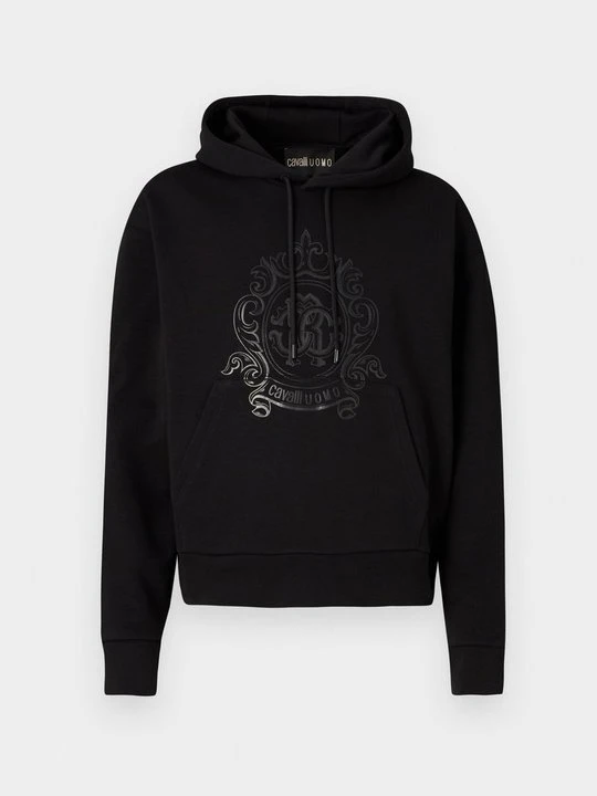 Zdjęcie produktu Bluza z kapturem Cavalli UOMO czarny