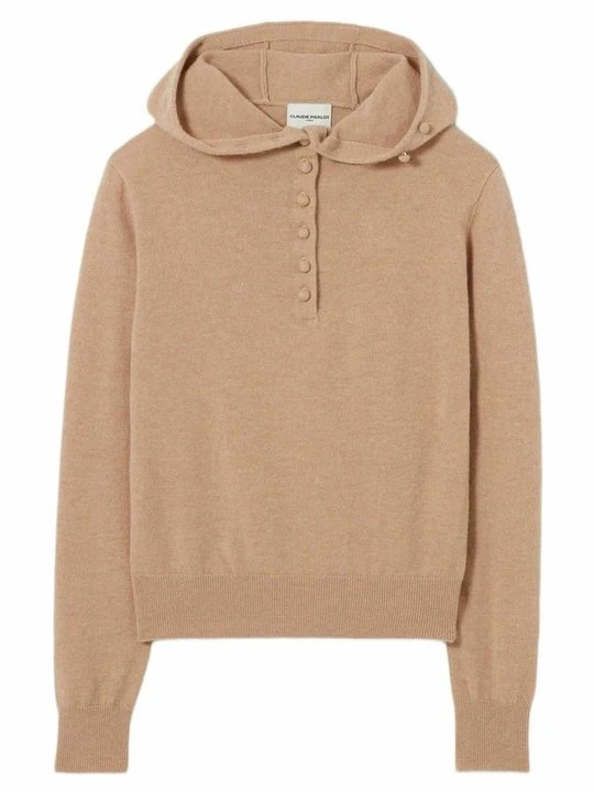 Zdjęcie produktu Bluza z kapturem CLAUDIE PIERLOT wielbłądzi