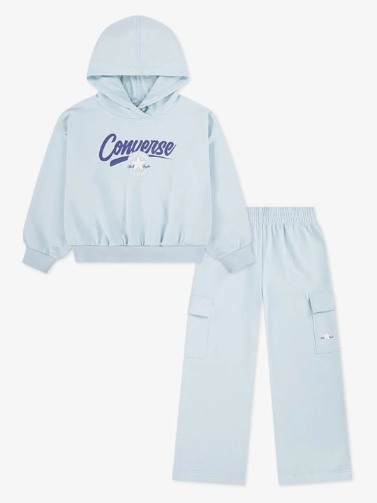 Zdjęcie produktu Bluza z kapturem Converse jasnoniebieski