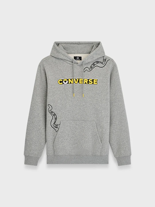 Zdjęcie produktu Bluza z kapturem Converse x Minions Standard Fit Zip-Up Szary