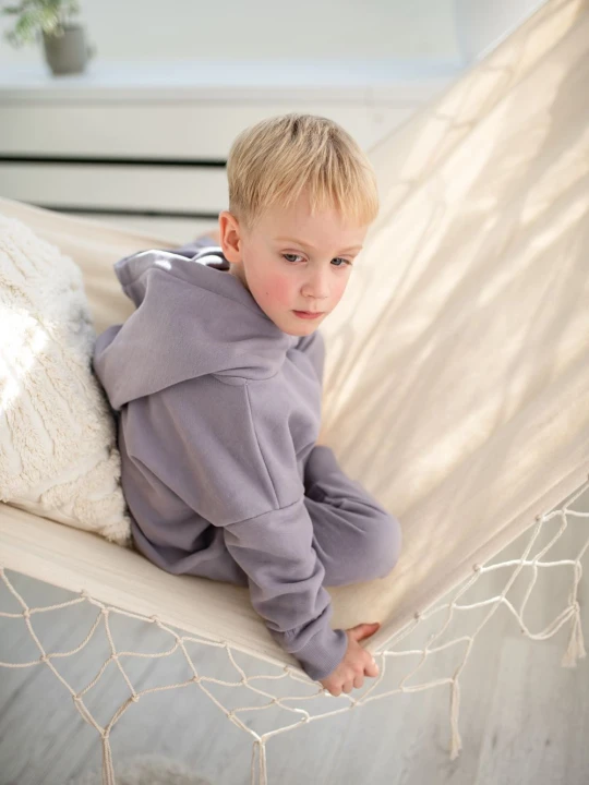 Zdjęcie produktu Bluza z kapturem Cozy Lavender 80-86