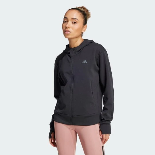Zdjęcie produktu Bluza z kapturem Designed 4 Training Full-Zip Adidas czarny