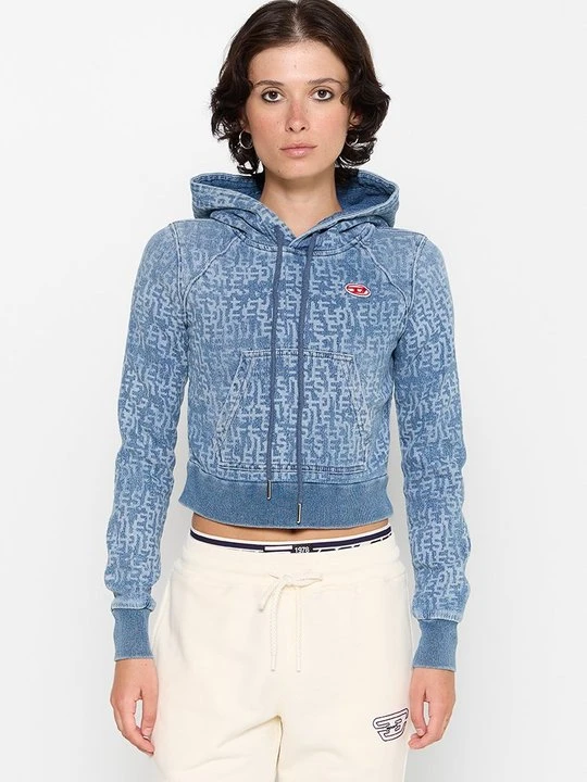 Zdjęcie produktu Bluza z kapturem Diesel niebieski