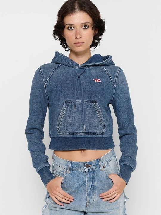 Zdjęcie produktu Bluza z kapturem Diesel niebieski