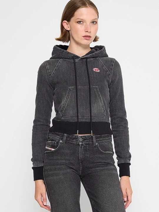 Zdjęcie produktu Bluza z kapturem Diesel ciemnoszary