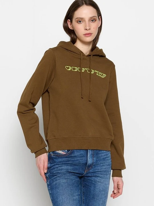 Zdjęcie produktu Bluza z kapturem Diesel jasny brąz