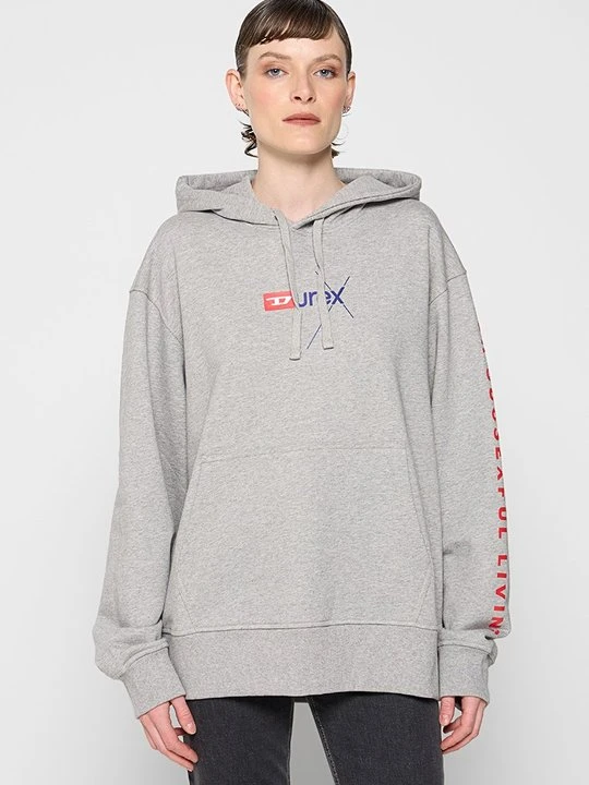 Zdjęcie produktu Bluza z kapturem Diesel szary