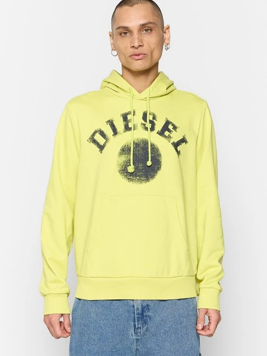 Zdjęcie produktu Bluza z kapturem Diesel żółty