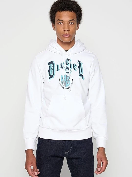 Zdjęcie produktu Bluza z kapturem Diesel biały