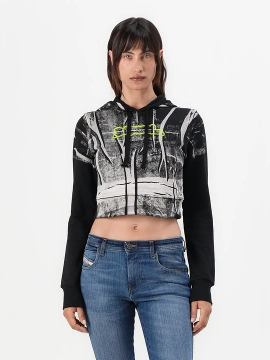 Zdjęcie produktu Bluza z kapturem Diesel czarny