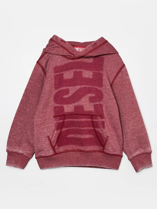 Zdjęcie produktu Bluza z kapturem Diesel czerwony