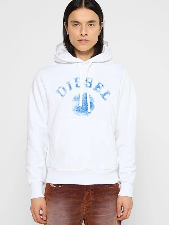 Zdjęcie produktu Bluza z kapturem Diesel biały