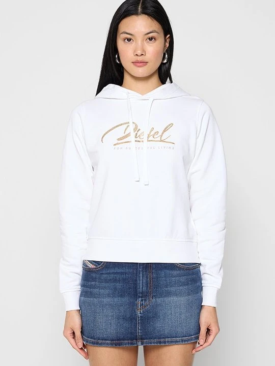 Zdjęcie produktu Bluza z kapturem Diesel biały