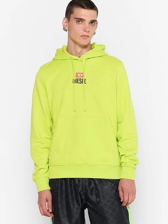 Zdjęcie produktu Bluza z kapturem Diesel jasnozielony