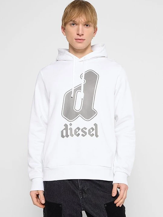 Zdjęcie produktu Bluza z kapturem Diesel biały