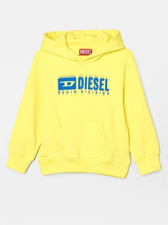 Zdjęcie produktu Bluza z kapturem Diesel jasnożółty