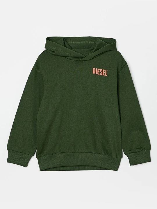 Zdjęcie produktu Bluza z kapturem Diesel ciemnozielony