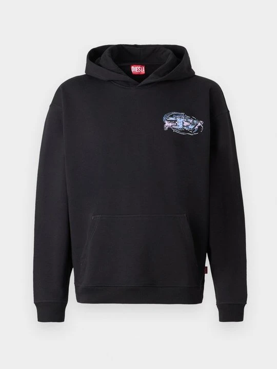 Zdjęcie produktu Bluza z kapturem Diesel czarny