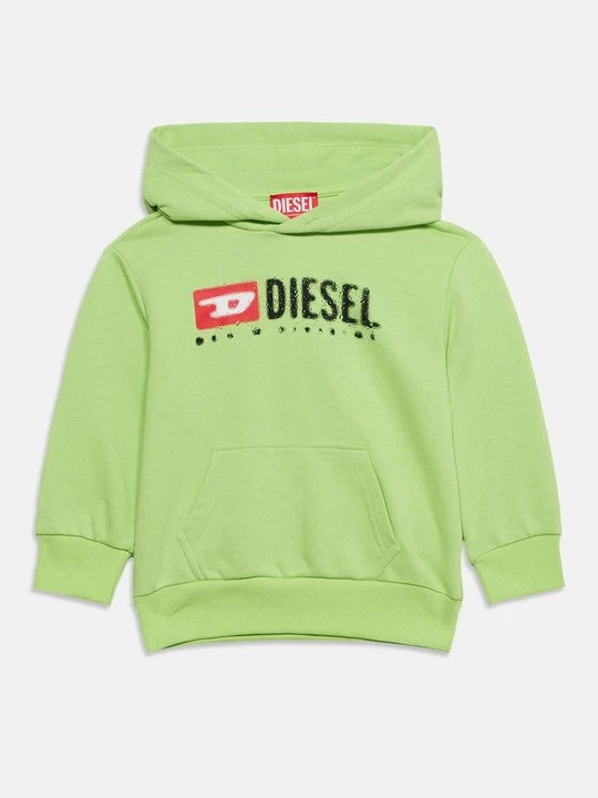Zdjęcie produktu Bluza z kapturem Diesel butelkowa zieleń