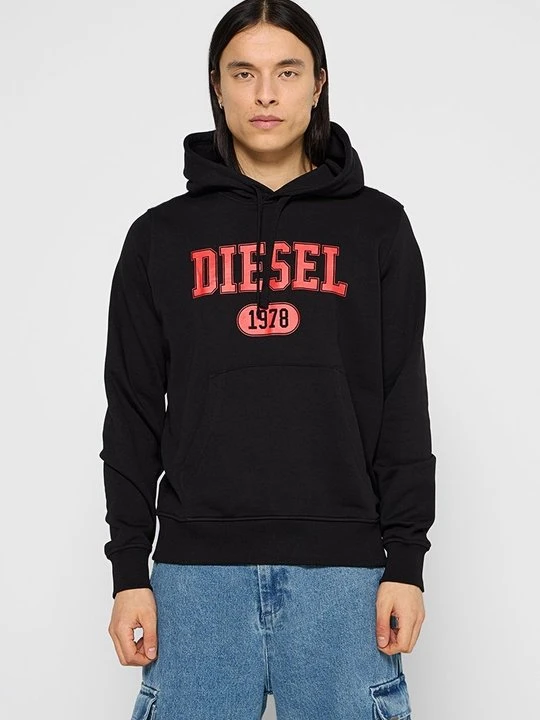 Zdjęcie produktu Bluza z kapturem Diesel czarny