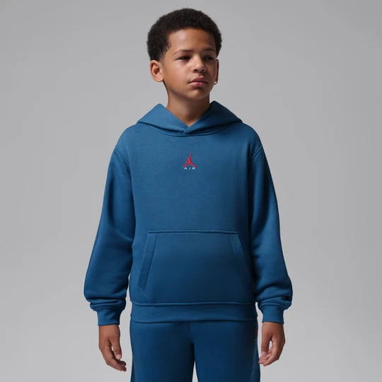 Zdjęcie produktu Bluza z kapturem dla dużych dzieci Jordan Brooklyn Fleece - Niebieski