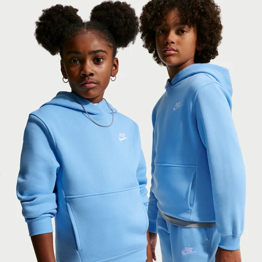 Zdjęcie produktu Bluza z kapturem dla dużych dzieci Nike Club Fleece - Niebieski