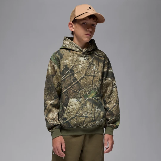 Zdjęcie produktu Bluza z kapturem dla dużych dzieci Realtree Jordan - Zieleń