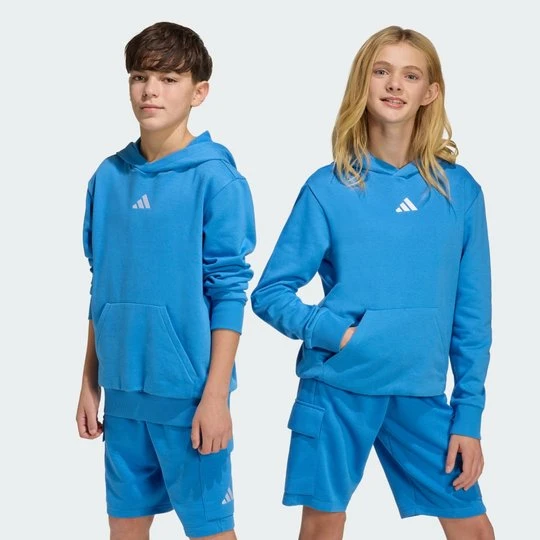Zdjęcie produktu Bluza z kapturem dla dzieci Essentials Adidas niebieski