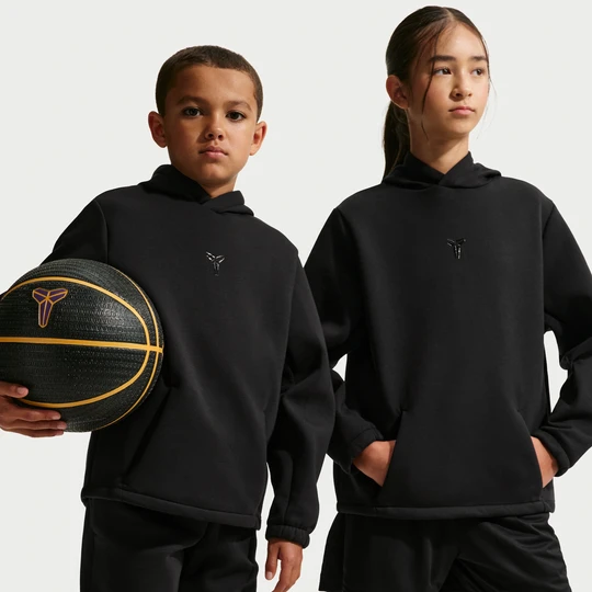 Zdjęcie produktu Bluza z kapturem do koszykówki dla dużych dzieci Dri-FIT Kobe - Czerń Nike